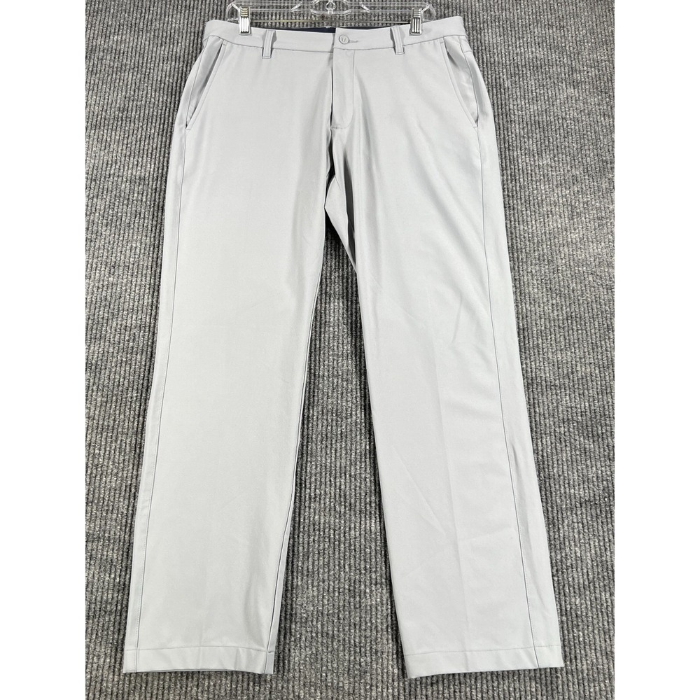 Foot Joy Performance Golf Pants Mens 33x34 (33x29) Gray‎ Chino Outdoor Casual